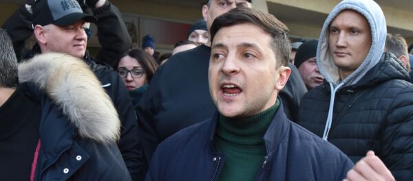 Митинг против кандидата в президенты Украины В. Зеленского во Львове Митинг против кандидата в президенты Украины В. Зеленского во Львове - Sputnik Абхазия