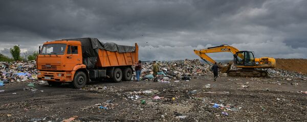 Мусорная свалка в городе Гал Мусорная свалка в городе Гал - Sputnik Аҧсны