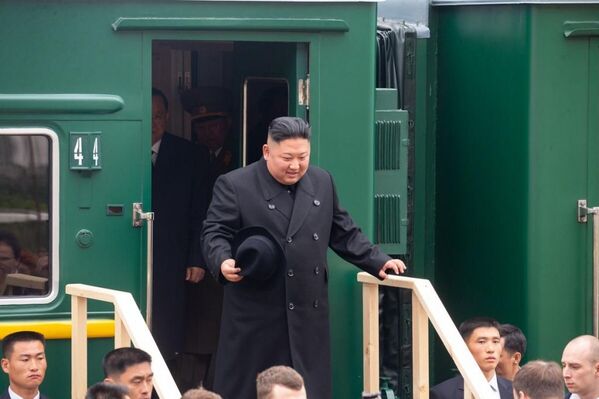 Приезд лидера КНДР Ким Чен Ына на станцию Хасан в Приморском крае - Sputnik Абхазия