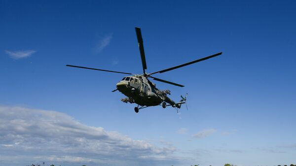 Аэромобильные группы объединенных войск ЮВО и Минобороны Абхазии на вертолетах Ми-8АМТШ отработали рейдовые действия в ходе учения - Sputnik Аҧсны