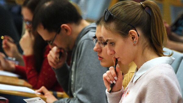 Акция Тотальный диктант в зарубежных странах - Sputnik Аҧсны