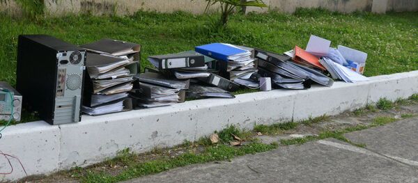 Пожар во 2-й Сухумской школе - Sputnik Абхазия