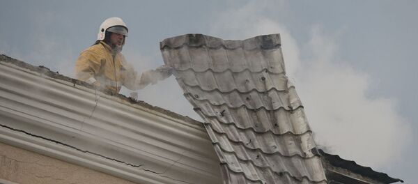 Пожар во 2-й Сухумской школе - Sputnik Абхазия