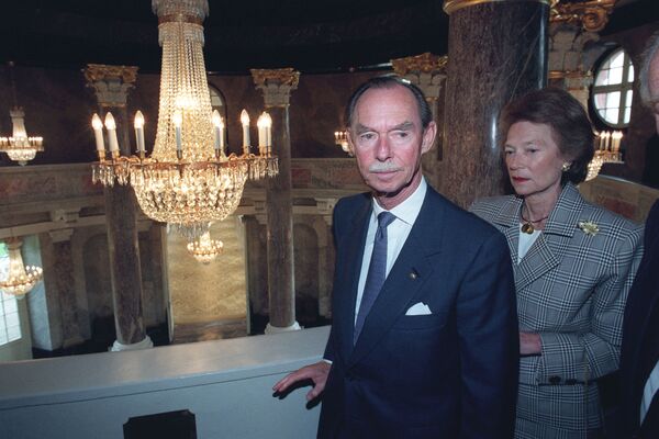 Великий герцог Люксембургский Жан и его супруга принцесса Жозефина-Шарлотта - Sputnik Абхазия