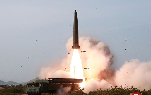 Ракетные стрельбы в Северной Корее, 5 мая 2019 - Sputnik Абхазия