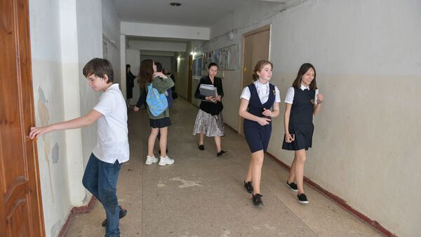 Первый день учебы учеников 2 школы - Sputnik Абхазия