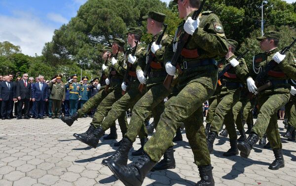 Парад в честь празднования Дня Победы в ВОВ, 9 мая 2019 - Sputnik Абхазия
