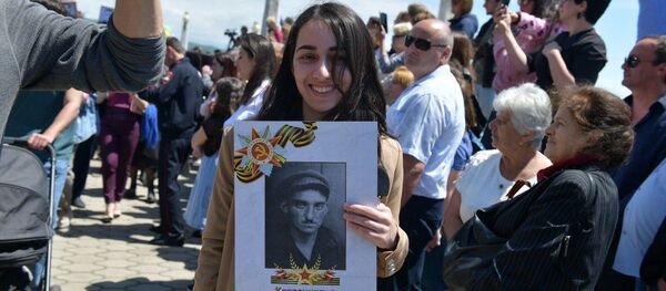 Акция Бессмертный полк Акция Бессмертный полк - Sputnik Абхазия