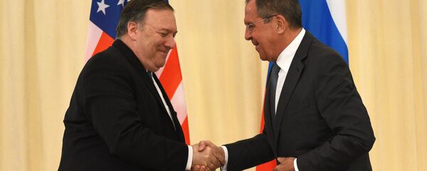 Встреча главы МИД РФ С. Лаврова с госсекретарем США М. Помпео - Sputnik Абхазия
