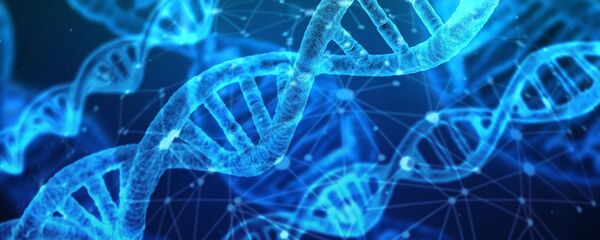 Художественное изображение молекул ДНК Художественное изображение молекул ДНК - Sputnik Абхазия