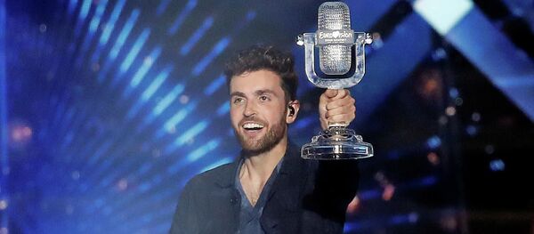 Певец Дункан Лоуренс (Нидерланды), занявший первое место в международном конкурсе Евровидение-2019 Певец Дункан Лоуренс (Нидерланды), занявший первое место в международном конкурсе Евровидение-2019 - Sputnik Абхазия