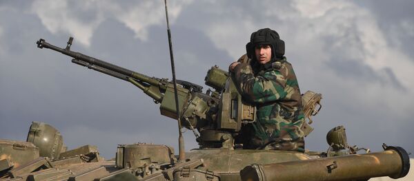 Передовые позиции сирийской армии в районе Алеппо Передовые позиции сирийской армии в районе Алеппо - Sputnik Абхазия