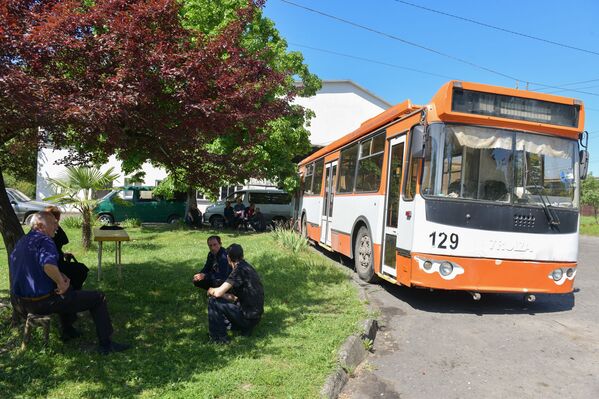 Ситуация с транспортом в городе  - Sputnik Абхазия