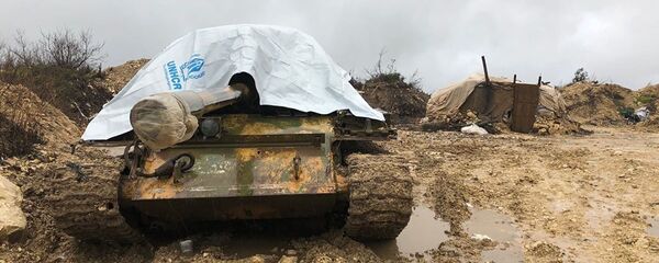 На позиции армии САР на границе провинции Идлиб. Архивное фото На позиции армии САР на границе провинции Идлиб. Архивное фото - Sputnik Абхазия