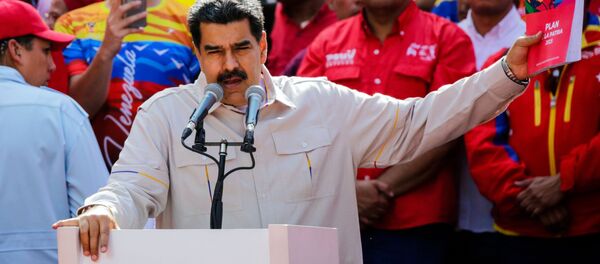 Акция в поддержку президента Венесуэлы Н. Мадуро Акция в поддержку президента Венесуэлы Н. Мадуро - Sputnik Абхазия