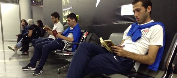 Сборная Абхазии по футболу прибыла в Нагорный Карабах для участия в ЧЕ ConIFA-2019 - Sputnik Абхазия