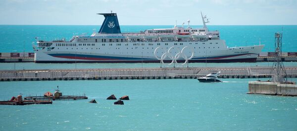 Первый пассажирский рейс круизного лайнера Князь Владимир в Сочи - Sputnik Абхазия