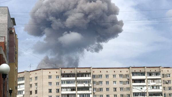 Взрыв на оборонном заводе Кристал в Дзежинске. 1 июня 2019 - Sputnik Абхазия
