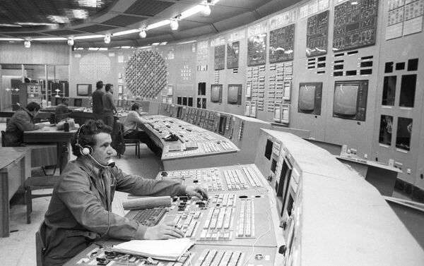 Пульт управления Игналинской атомной электростанции, архивное фото - Sputnik Абхазия