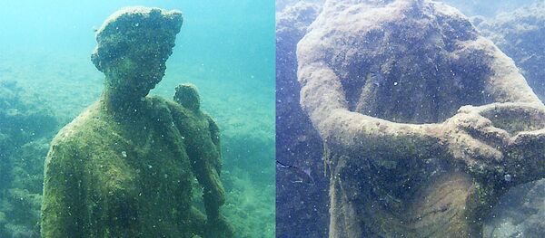 Статуи в Подводном археологическом парке Байя, Италия Статуи в Подводном археологическом парке Байя, Италия - Sputnik Абхазия