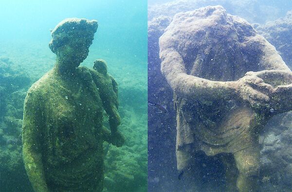 Статуи в Подводном археологическом парке Байя, Италия - Sputnik Абхазия