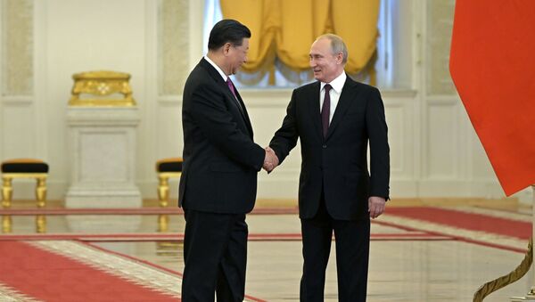 Мероприятия с участием президента РФ В. Путина в рамках государственного визита в РФ председателя КНР Си Цзиньпина - Sputnik Абхазия