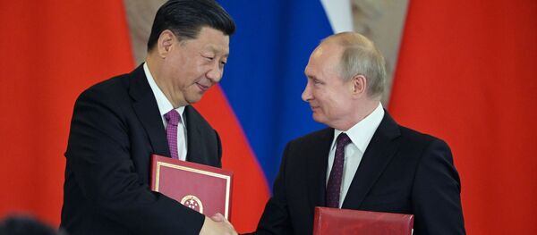 Мероприятия с участием президента РФ В. Путина в рамках государственного визита в РФ председателя КНР Си Цзиньпина - Sputnik Абхазия