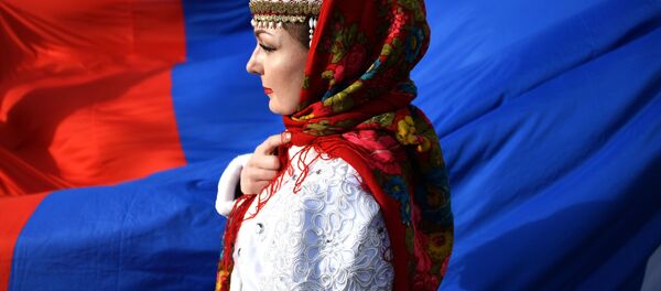 Празднование 5-й годовщины воссоединения Крыма с Россией - Sputnik Абхазия