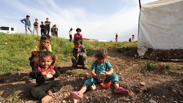 Сирийские беженцы, архивное фото - Sputnik Абхазия