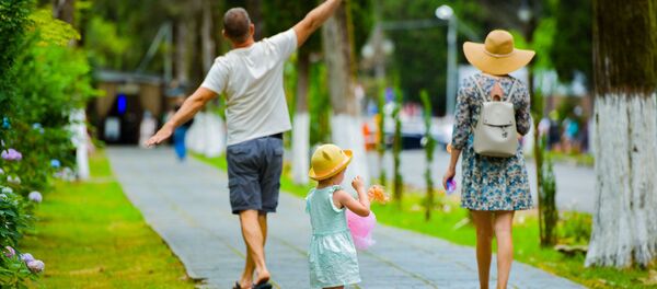 Туристы в Абхазии Туристы в Абхазии - Sputnik Абхазия