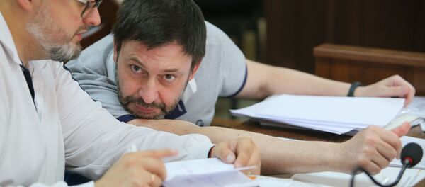 Заседание суда по делу журналиста К. Вышинского в Киеве Заседание суда по делу журналиста К. Вышинского в Киеве - Sputnik Абхазия