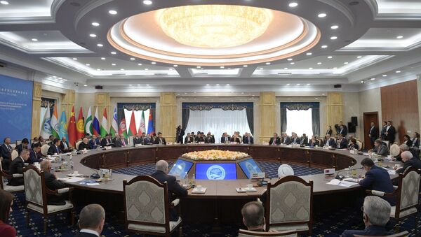 Президент РФ В. Путин принимает участие в заседании Совета глав государств – членов ШОС в Бишкеке - Sputnik Абхазия
