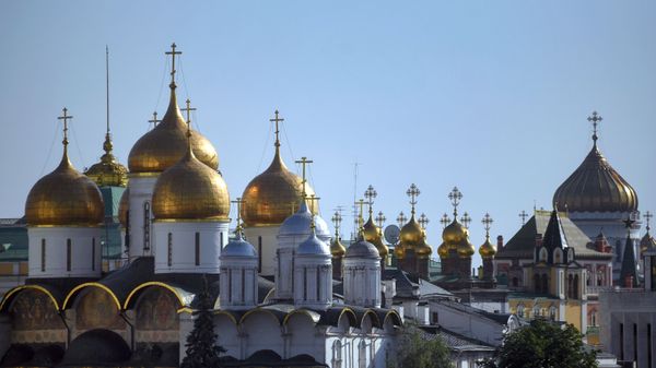 Успенский и Благовещенский Собор Московского Кремля и Храм Христа Спасителя - Sputnik Аҧсны