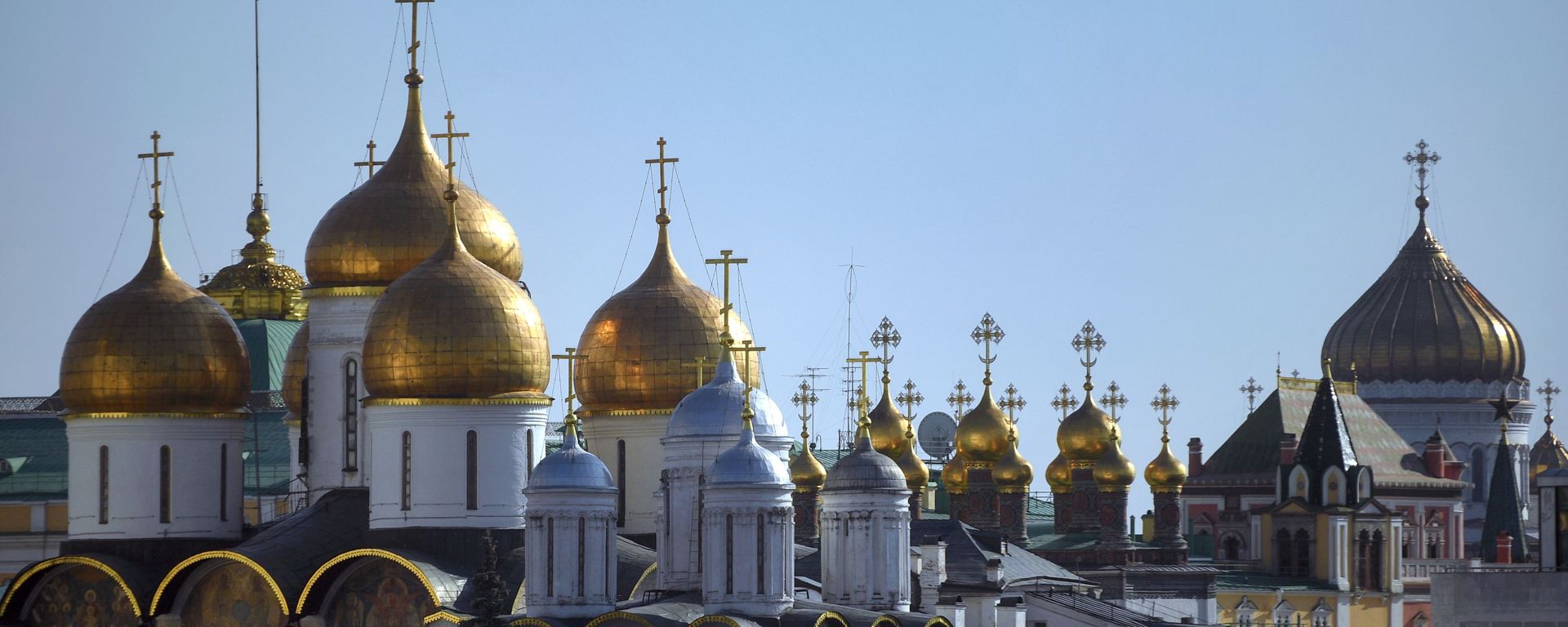 Успенский и Благовещенский Собор Московского Кремля и Храм Христа Спасителя - Sputnik Аҧсны, 1920, 08.08.2026