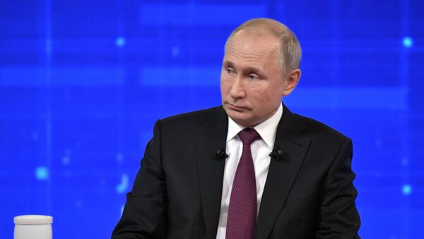 Прямая линия с президентом РФ Владимиром Путиным - Sputnik Абхазия