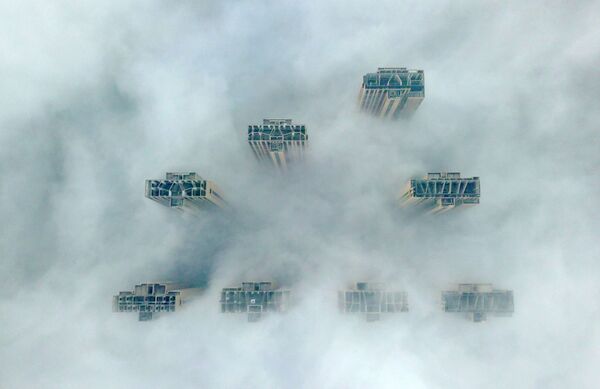 Вид с воздуха на высотки в Янчжоу, восточная китайская провинция Цзянсу - Sputnik Абхазия