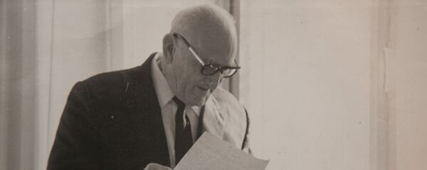 Аԥсуа филологиа апатриарх, абызшәадырҩы Константин Семион-иԥа Шьаҟрыл Аԥсуа филологиа апатриарх, абызшәадырҩы Константин Семион-иԥа Шьаҟрыл - Sputnik Аҧсны