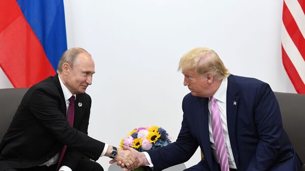 Владимир Путини Дональд Трампи  - Sputnik Аҧсны