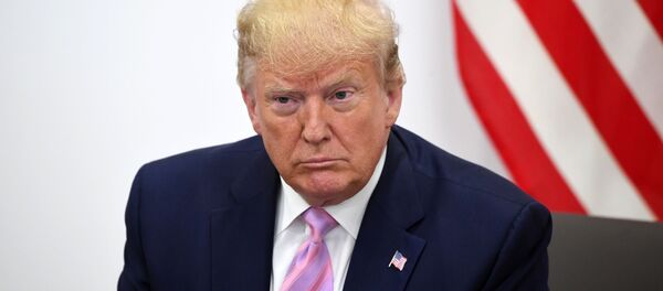 Президент США Дональд Трампом во время беседы с президентом РФ Владимиром Путиным на полях саммита Группы двадцати в Осаке Президент США Дональд Трампом во время беседы с президентом РФ Владимиром Путиным на полях саммита Группы двадцати в Осаке - Sputnik Абхазия