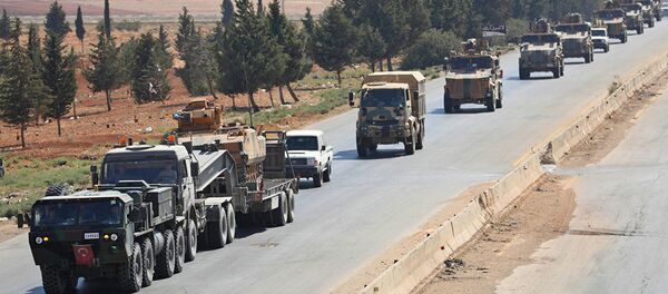 Колонна турецкой военной техники  - Sputnik Абхазия