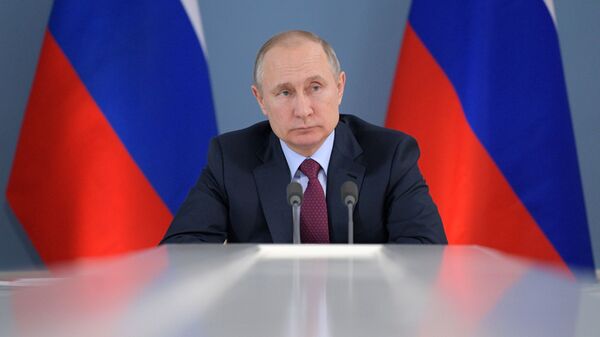 Рабочая поездка президента РФ В. Путина в Самарскую область - Sputnik Абхазия