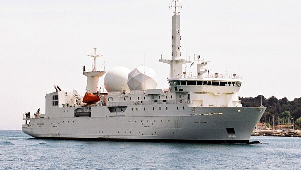 Разведывательный корабль Франции Dupuy de Lôme. Архивное фото - Sputnik Абхазия