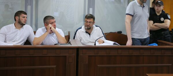 Заседание суда по делу журналиста К. Вышинского в Киеве - Sputnik Аҧсны