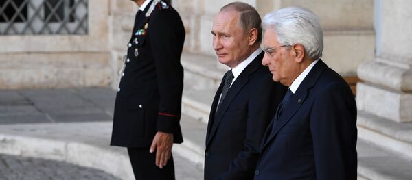 Официальный визит президента РФ В. Путина в Италию Официальный визит президента РФ В. Путина в Италию - Sputnik Абхазия