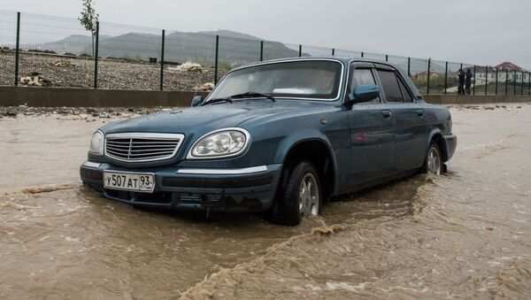 Подтопления из-за ливней в Сочи - Sputnik Абхазия