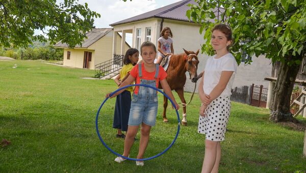 Детский лагерь в Джирхва - Sputnik Абхазия