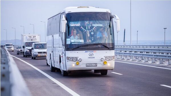Перевозки по единому билету на автобусе в Абхазию - Sputnik Аҧсны