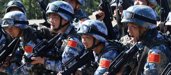 Сухопутная фаза российско-китайских учений Морское взаимодействие - 2017 - Sputnik Абхазия