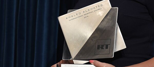 Вручение Международной премии в память о журналисте Халеде аль-Хатыбе Вручение Международной премии в память о журналисте Халеде аль-Хатыбе - Sputnik Абхазия