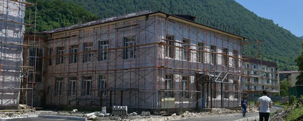 Капитальный ремонт больницы в городе Ткуарчал Капитальный ремонт больницы в городе Ткуарчал - Sputnik Аҧсны